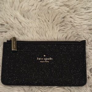 Kate Spade Black Sparkle Wallet